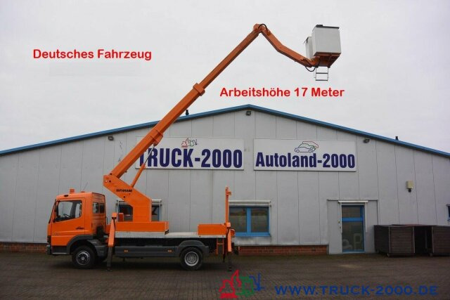 Mercedes-Benz Atego 815 Ruthmann T170 17m seitl. Auslage 12m - Camión con plataforma elevadora: foto 1 Mercedes-Benz Atego 815 Ruthmann T170 17m seitl. Auslage 12m - Camión con plataforma elevadora: foto 1