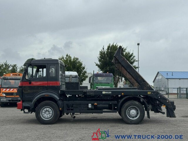 Mercedes-Benz SK 1831 Meiller Teleabsetzer AHK - NUR 475 TKM - Camión portacontenedor de cadenas: foto 2 Mercedes-Benz SK 1831 Meiller Teleabsetzer AHK - NUR 475 TKM - Camión portacontenedor de cadenas: foto 2