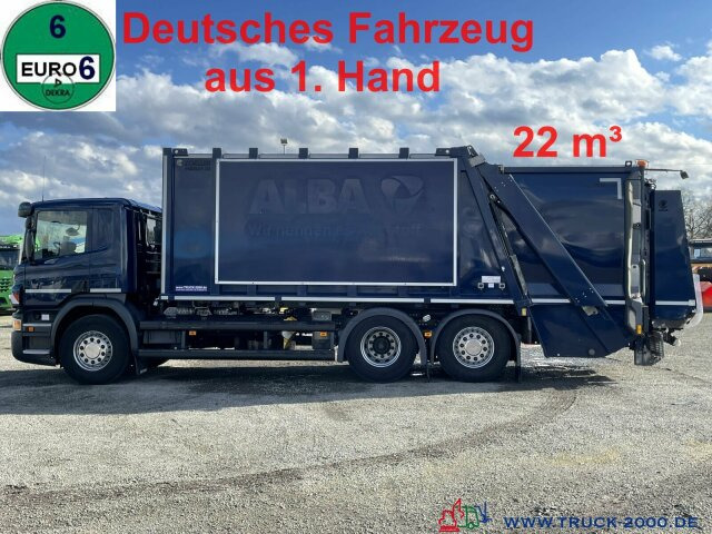 Scania P320 6x2 Zöller Medium X2 + Zöller Schüttung 1.1 - Camión de basura: foto 1 Scania P320 6x2 Zöller Medium X2 + Zöller Schüttung 1.1 - Camión de basura: foto 1