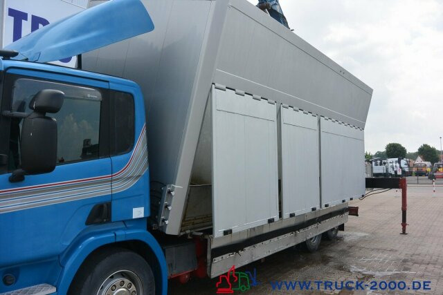 Camión volquete, Camión grúa Scania P380 Glas Wertstoff Sammler Recycling 37m³1.Hand: foto 14
