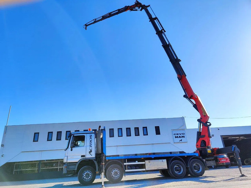 Camión caja abierta, Camión grúa Mercedes-Benz Actros 4151 V8 8x4 Palfinger PK78002 + Flyjib PJ170: foto 15