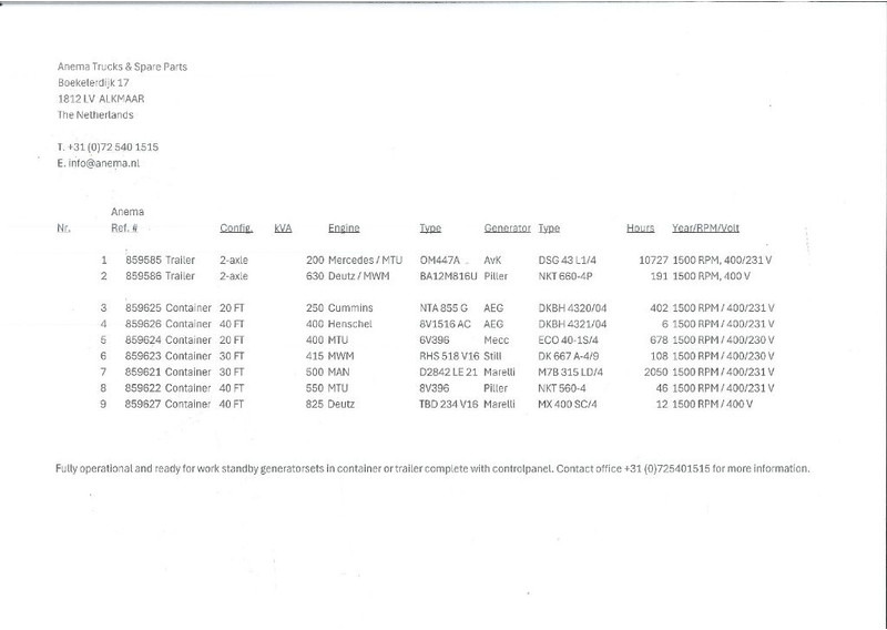 Generador industriale Deutz TBD234V16: foto 19