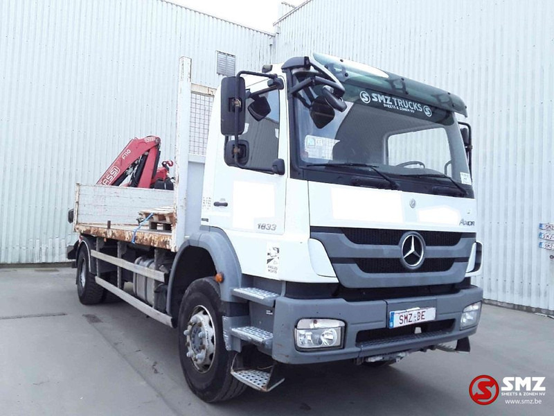 Mercedes-Benz Axor 1833 Fassi f 110a - Camión caja abierta, Camión grúa: foto 1 Mercedes-Benz Axor 1833 Fassi f 110a - Camión caja abierta, Camión grúa: foto 1