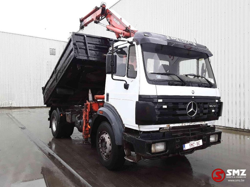 Mercedes-Benz SK 1824 lames grue - Camión volquete, Camión grúa: foto 1 Mercedes-Benz SK 1824 lames grue - Camión volquete, Camión grúa: foto 1