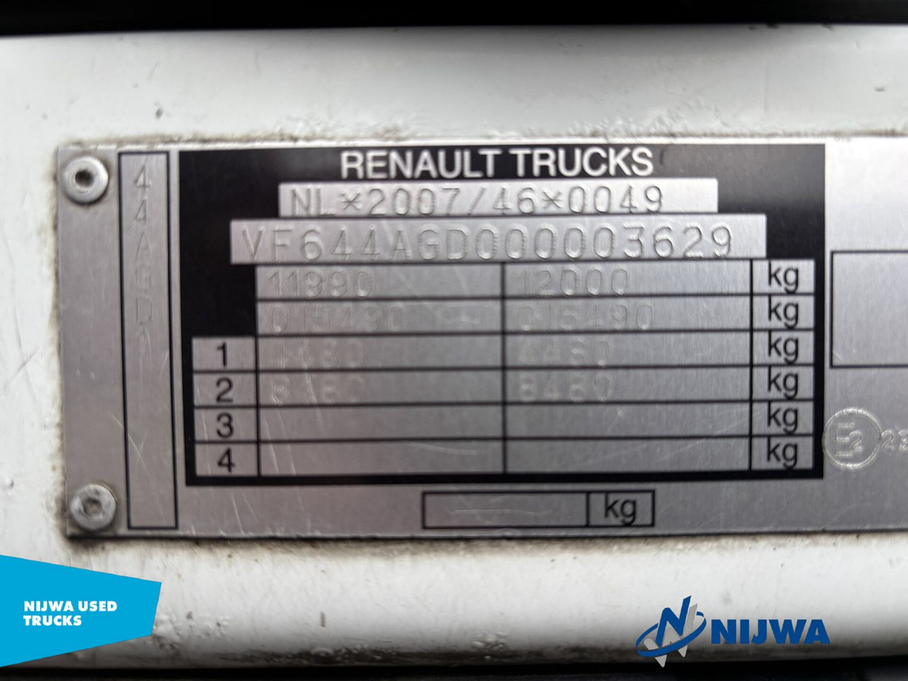 Camión lona Renault MIDLUM 220 4x2 Schuifzeil + Laadklep: foto 11