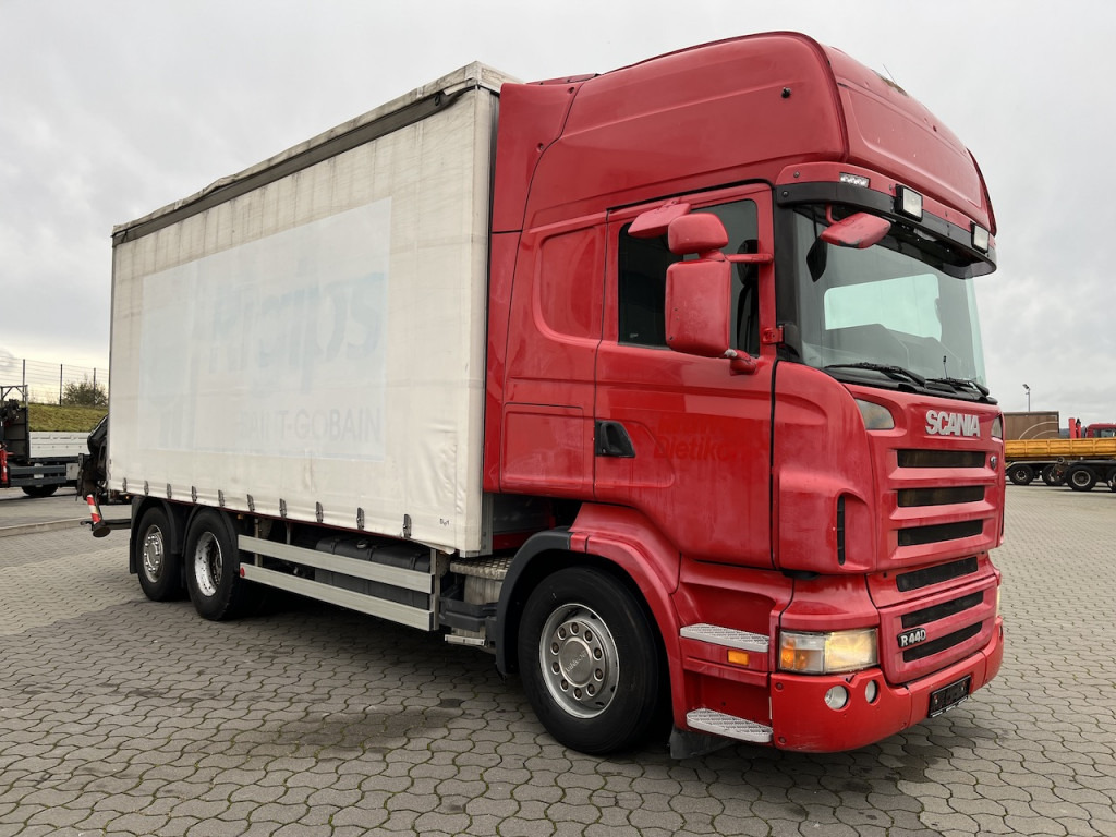 Camión lona, Camión grúa Scania R440 6x2  Hiab 166 E-5 HiDuo | AHK | Lenk-Lift A.: foto 13