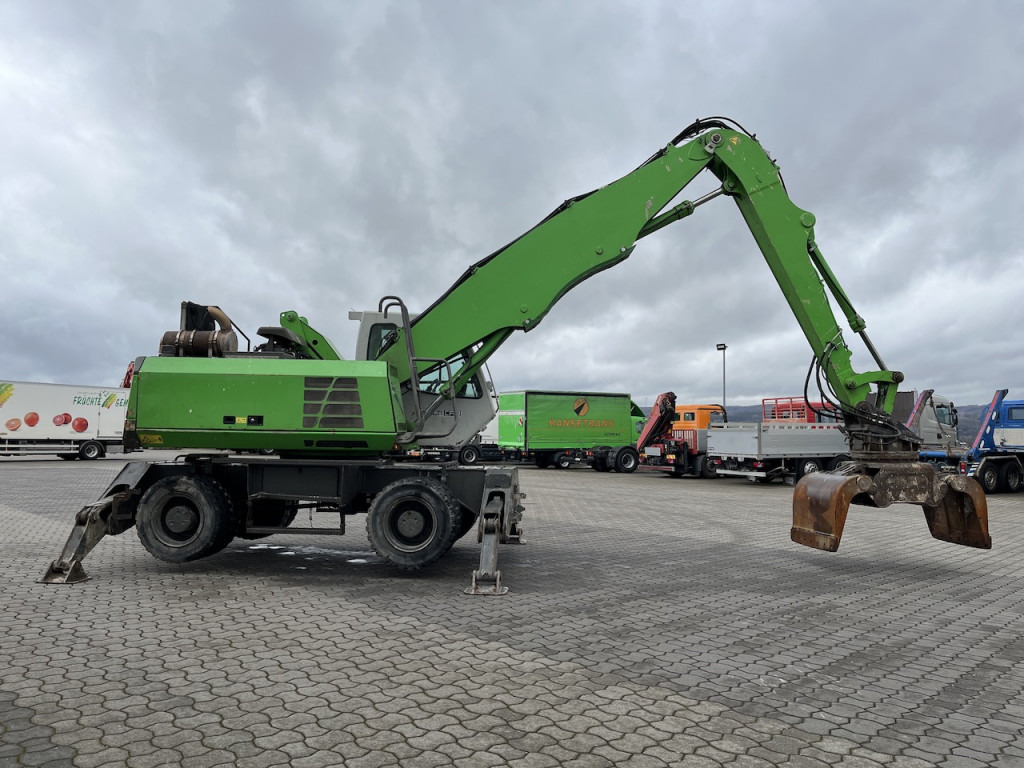 Excavadora de ruedas Sennebogen 818  Umschlagbagger   Greifer: foto 7