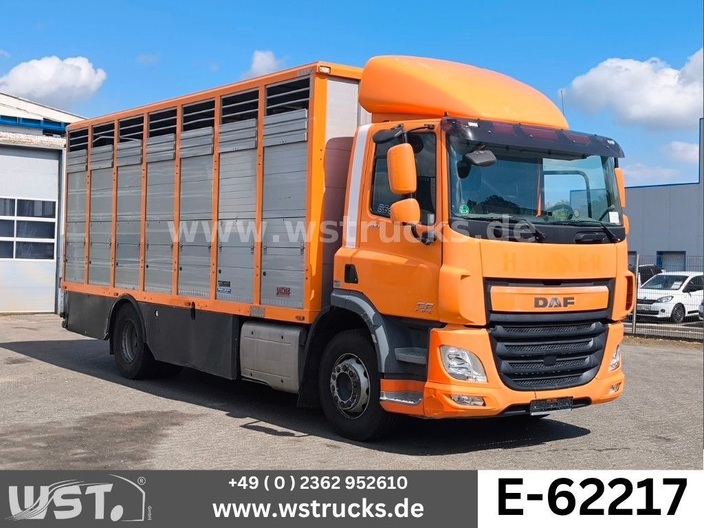 DAF CF 400 Menke Einstock Viehtransporter - Camión para caballos: foto 1 DAF CF 400 Menke Einstock Viehtransporter - Camión para caballos: foto 1