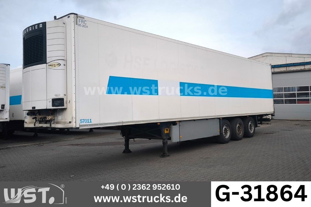 Schmitz Cargobull Kühlauflieger Rohrbahn Hooks | Vector 1850 MT - Semirremolque caja cerrada: foto 1 Schmitz Cargobull Kühlauflieger Rohrbahn Hooks | Vector 1850 MT - Semirremolque caja cerrada: foto 1