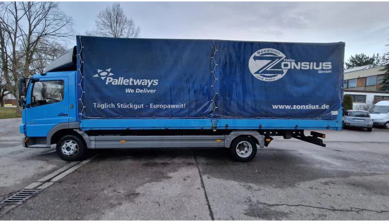 Mercedes-Benz Atego 818 blatt 7m Pritsche E5 Klima Schalter - Camión: foto 1 Mercedes-Benz Atego 818 blatt 7m Pritsche E5 Klima Schalter - Camión: foto 1