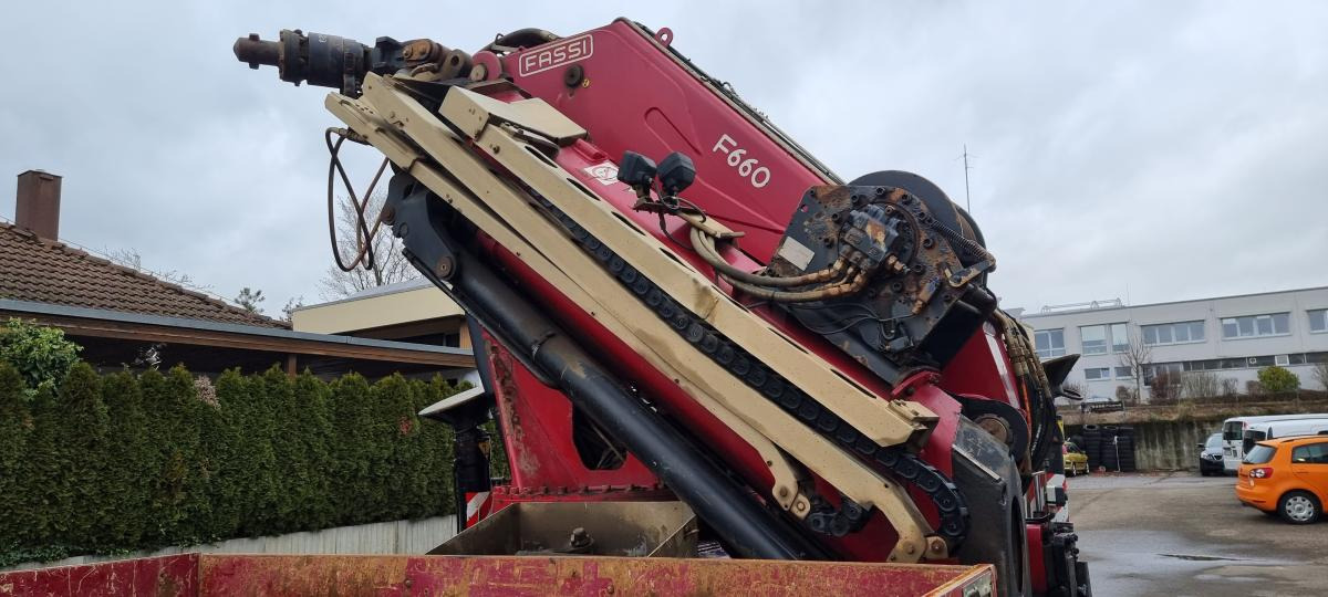 Camión caja abierta, Camión grúa Mercedes Actros 4146 AK 8X8 FASSI 660 EINZELBER SEILWINDE: foto 11