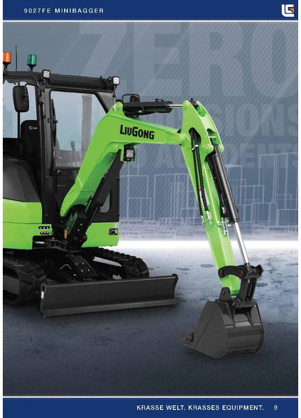 Miniexcavadora nuevo LIUGONG 9027 FE vollelektrisch, 2.680 kg: foto 9