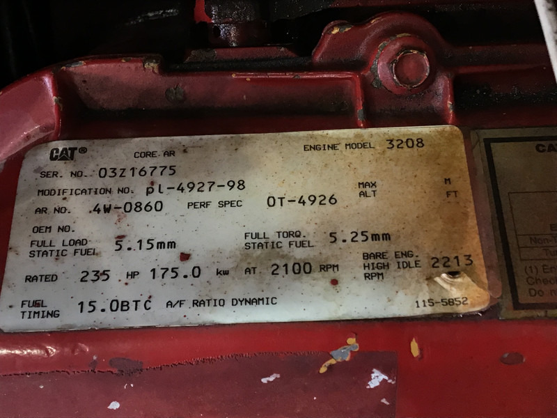 Caterpillar 3208 03Z-4W0860 USED - Maquinaria de construcción: foto 5 Caterpillar 3208 03Z-4W0860 USED - Maquinaria de construcción: foto 5