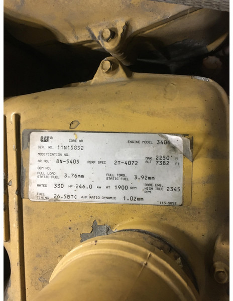 Maquinaria de construcción Caterpillar 3406 11N-8N5405 FOR PARTS: foto 6