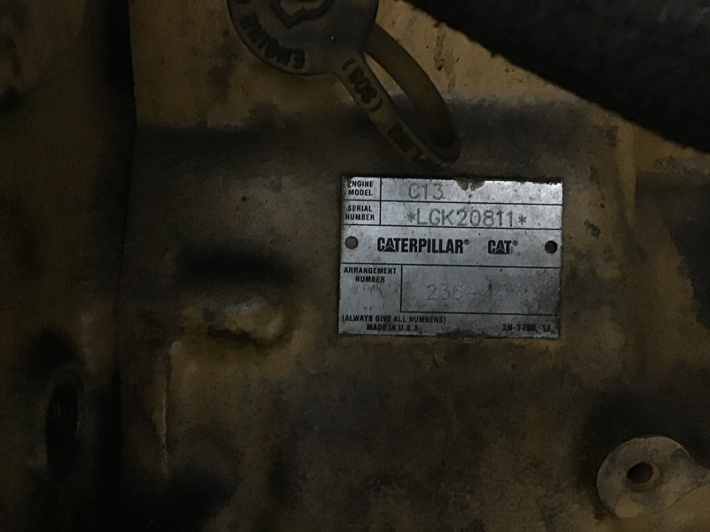 Maquinaria de construcción Caterpillar C13 LGK-2364575 FOR PARTS: foto 6