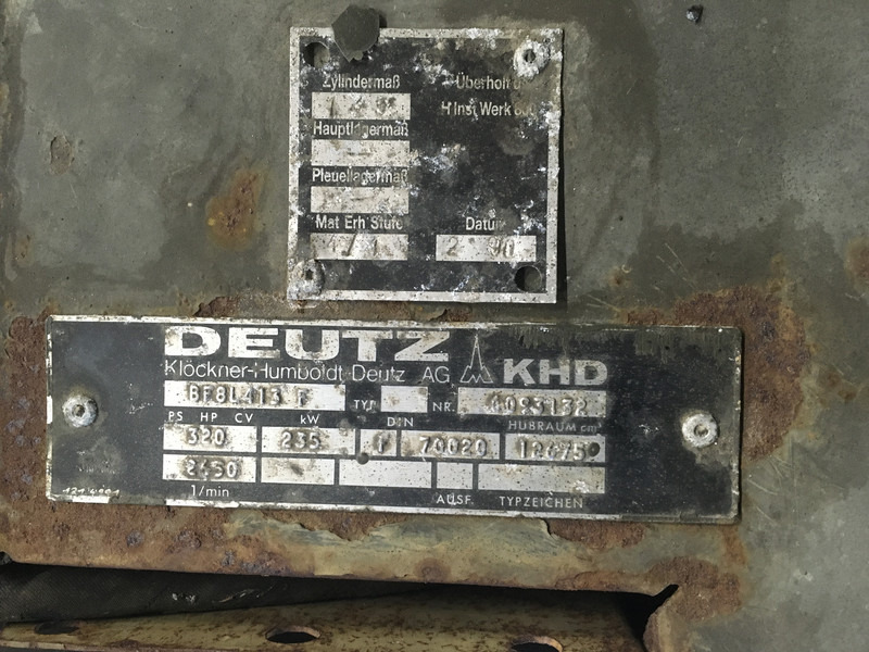 Maquinaria de construcción Deutz BF8L413F USED: foto 6