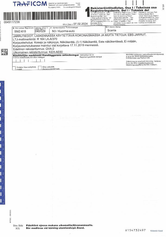 Cabeza tractora Scania R 164: foto 11