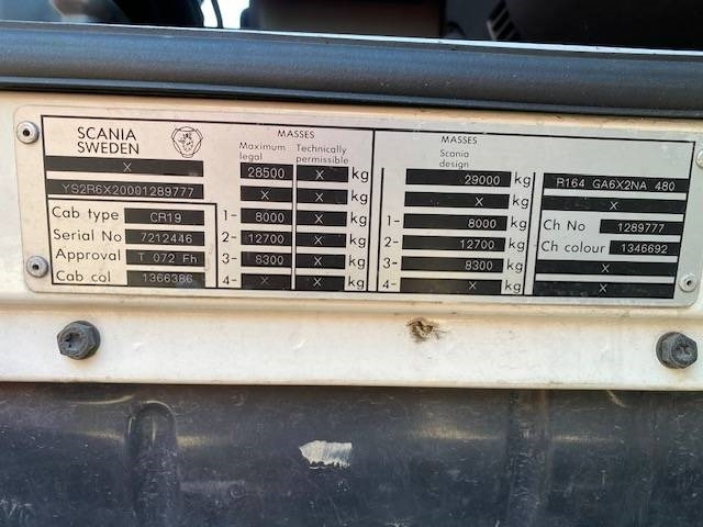 Cabeza tractora Scania R 164, 6x2: foto 16