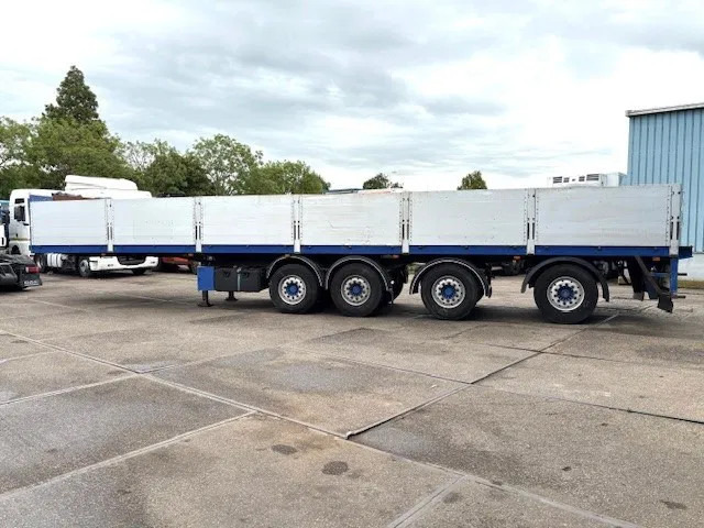 Semirremolque plataforma/ Caja abierta Kwb KWB P-504-STI-H 4-AXLE FLATBED TRAILER (SAF AXLES / 2x STEERING AXLE / 2x LIFT-AXLE / ALUMINIUM SIDE BORDS /ABS-EBS): foto 5