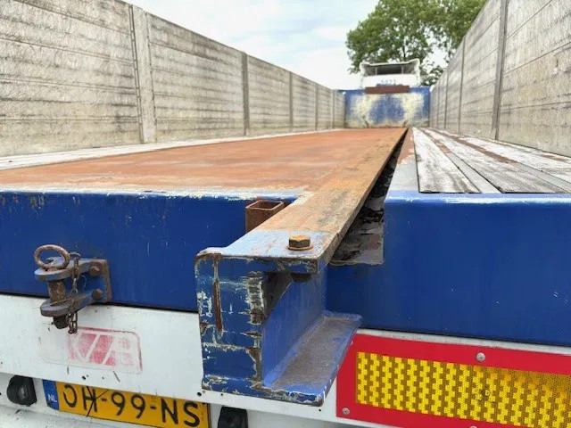 Semirremolque plataforma/ Caja abierta Kwb KWB P-504-STI-H 4-AXLE FLATBED TRAILER (SAF AXLES / 2x STEERING AXLE / 2x LIFT-AXLE / ALUMINIUM SIDE BORDS /ABS-EBS): foto 11