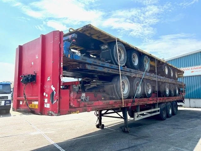 Pacton T3-001 13.60 METER (CURTAINSIDE) TRAILERPACKAGE (DRUM BRAKES / SAF AXLES / ABS BRAKE SYSTEM) - Semirremolque plataforma/ Caja abierta: foto 1 Pacton T3-001 13.60 METER (CURTAINSIDE) TRAILERPACKAGE (DRUM BRAKES / SAF AXLES / ABS BRAKE SYSTEM) - Semirremolque plataforma/ Caja abierta: foto 1