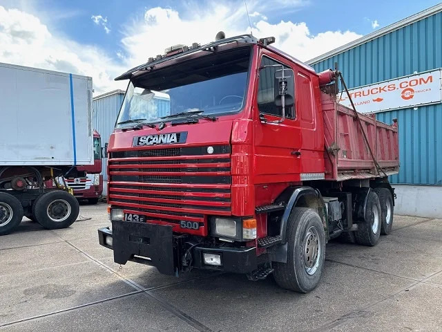 Scania R143-420 V8 6x4 FULL STEEL MEILLER KIPPER (MANUAL GEARBOX / FULL STEEL SUSPENSION / REDUCTION AXLES / HYDRAILIC KIT) - Camión volquete: foto 1 Scania R143-420 V8 6x4 FULL STEEL MEILLER KIPPER (MANUAL GEARBOX / FULL STEEL SUSPENSION / REDUCTION AXLES / HYDRAILIC KIT) - Camión volquete: foto 1