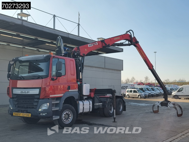 DAF CF 510 6X4 Retarder Big-Axle Holz Kran Palfinger Epsilon S260L82 - Cabeza tractora: foto 5 DAF CF 510 6X4 Retarder Big-Axle Holz Kran Palfinger Epsilon S260L82 - Cabeza tractora: foto 5