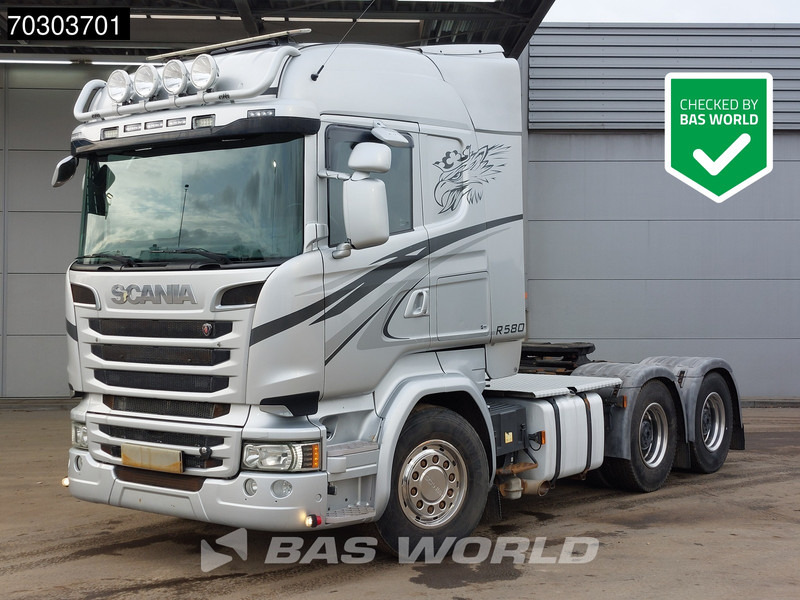 Scania R580 R 6X4 3-Pedals! Full-Air Retarder Hydraulik Drumbrakes Big-Axle - Cabeza tractora: foto 1 Scania R580 R 6X4 3-Pedals! Full-Air Retarder Hydraulik Drumbrakes Big-Axle - Cabeza tractora: foto 1