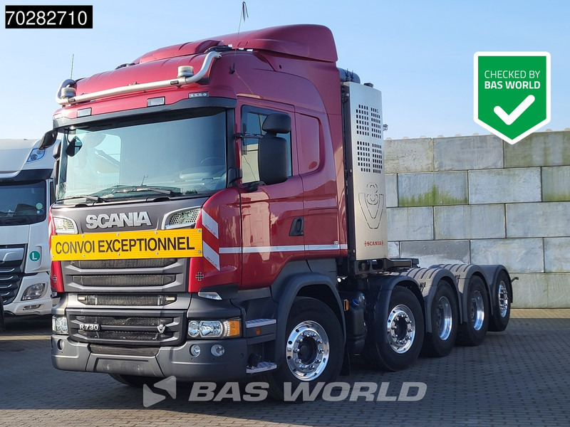 Scania R730 8X4 160T! 10x4 Retarder 2x Tanks Big-Axle Drumbrakes Full-Air Hydraulik Navi Standklima Alcoa's - Cabeza tractora: foto 1 Scania R730 8X4 160T! 10x4 Retarder 2x Tanks Big-Axle Drumbrakes Full-Air Hydraulik Navi Standklima Alcoa's - Cabeza tractora: foto 1