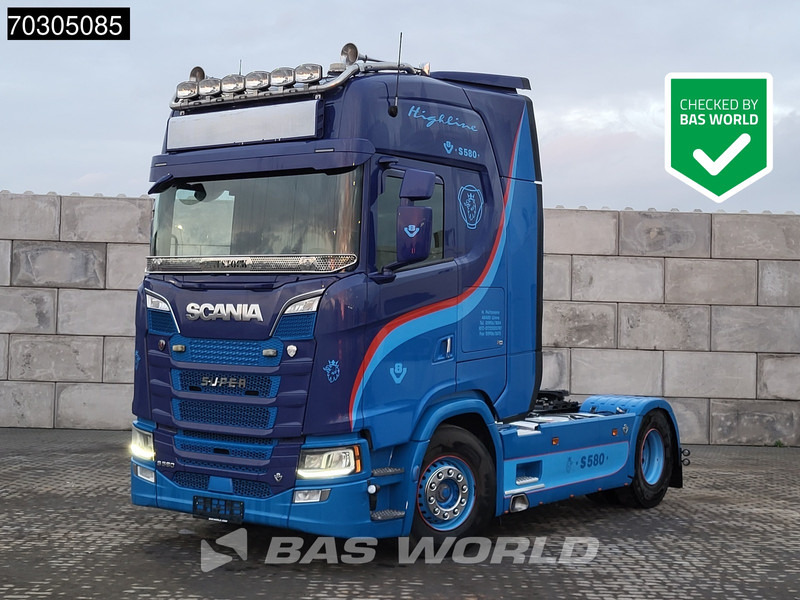 Scania S580 S 4X2 Full-Air Retarder 2xTanks Standklima Leder - Cabeza tractora: foto 1 Scania S580 S 4X2 Full-Air Retarder 2xTanks Standklima Leder - Cabeza tractora: foto 1