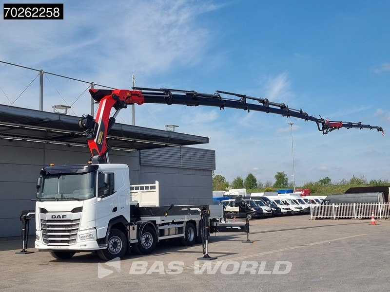 DAF XF 530 8X2 NEW Palfinger PK580 TEC Kran Crane Fly-Jib 2.5t Winch Lift+Lenkasche Retarder - Camión caja abierta, Camión grúa: foto 3 DAF XF 530 8X2 NEW Palfinger PK580 TEC Kran Crane Fly-Jib 2.5t Winch Lift+Lenkasche Retarder - Camión caja abierta, Camión grúa: foto 3