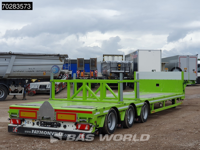 Faymonville F-S43-1AAF 3 axles Extendable Twistlocks 3x Hydraulic Steering Galvanised - Semirremolque góndola rebajadas: foto 3 Faymonville F-S43-1AAF 3 axles Extendable Twistlocks 3x Hydraulic Steering Galvanised - Semirremolque góndola rebajadas: foto 3