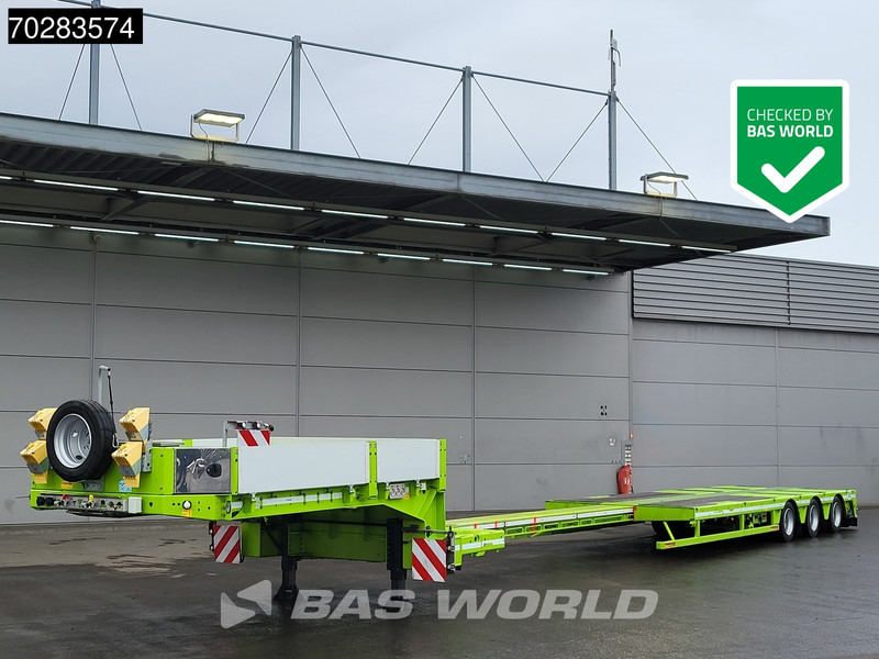 Faymonville F-S43-1AAF 3 axles Extendable Twistlocks 3x Hydraulic Steering Galvanised - Semirremolque góndola rebajadas: foto 1 Faymonville F-S43-1AAF 3 axles Extendable Twistlocks 3x Hydraulic Steering Galvanised - Semirremolque góndola rebajadas: foto 1