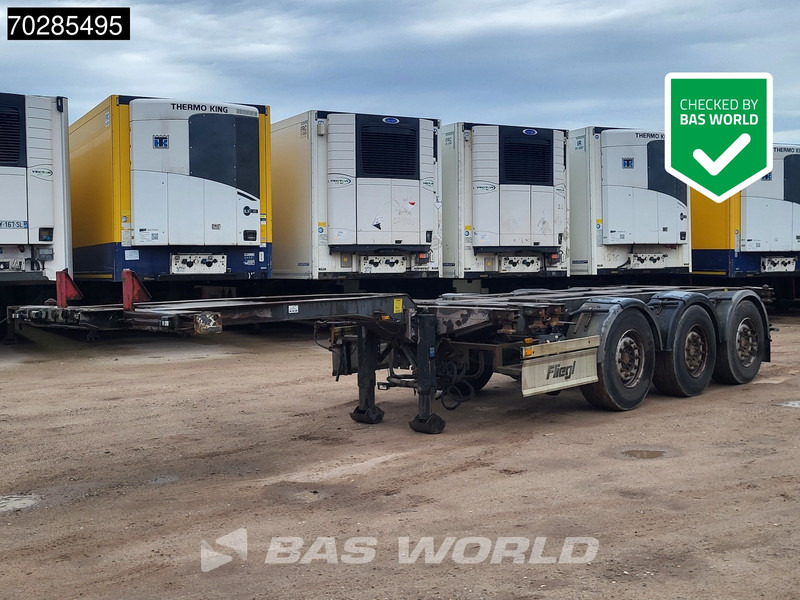 Fliegl SDS380 2x20ft 1x30ft 1x40ft Liftachse TÜV 10/25 - Semirremolque portacontenedore/ Intercambiable: foto 1 Fliegl SDS380 2x20ft 1x30ft 1x40ft Liftachse TÜV 10/25 - Semirremolque portacontenedore/ Intercambiable: foto 1