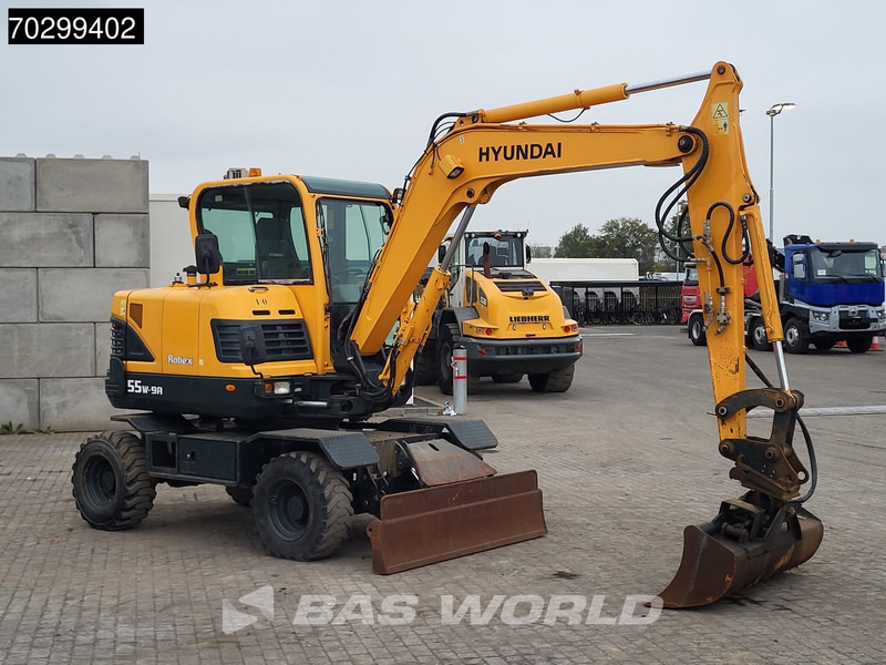 Excavadora de ruedas Hyundai Robex 55W-9A EPA: foto 9