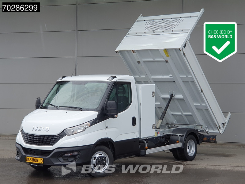 Furgoneta caja abierta Iveco Daily 35C14 Open Laadbak met Kist Dubbellucht 3,5t Trekhaak Airco Cruise Euro6 Pritsche Pickup Open Box 2m3 A/C Towbar Cruise control: foto 1
