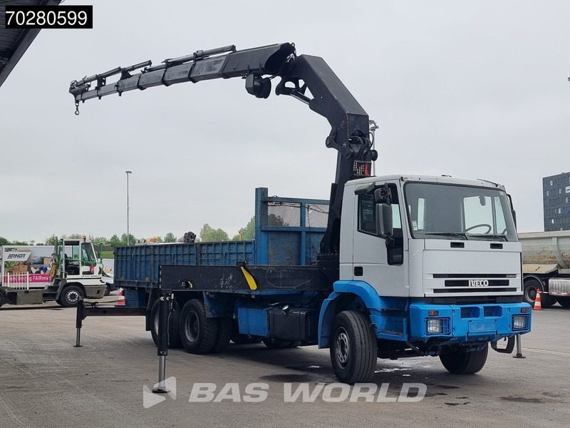 Iveco EuroTrakker 310 6X4 Palfinger PK36002 Kran Crane Manual Big-Axle Euro 3 - Camión caja abierta, Camión grúa: foto 2 Iveco EuroTrakker 310 6X4 Palfinger PK36002 Kran Crane Manual Big-Axle Euro 3 - Camión caja abierta, Camión grúa: foto 2