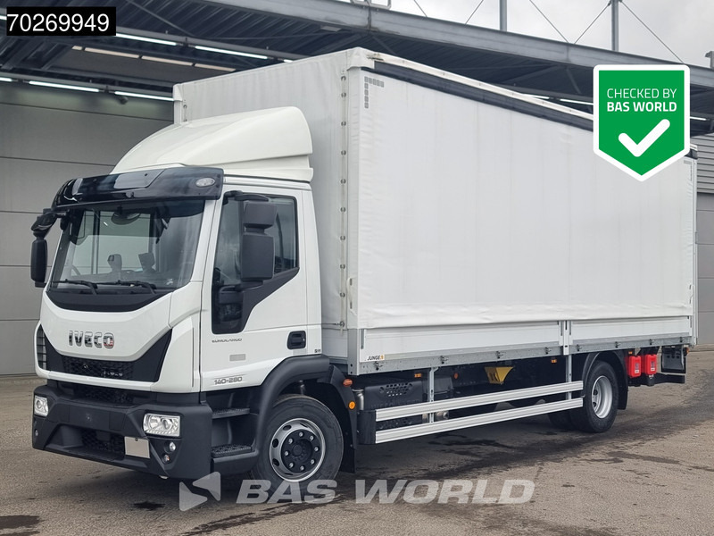 Iveco Eurocargo 140E280 4X2 2024 registration 14tonner Ladebordwand Automatic Euro 6 - Camión lona: foto 1 Iveco Eurocargo 140E280 4X2 2024 registration 14tonner Ladebordwand Automatic Euro 6 - Camión lona: foto 1