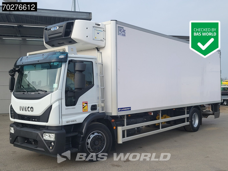 Iveco Eurocargo 190EL280 4X2 ATP Valid - 19tonner Carrier 1150 MT cooler Ladebordwand FRC Euro 6 - Camión frigorífico: foto 1 Iveco Eurocargo 190EL280 4X2 ATP Valid - 19tonner Carrier 1150 MT cooler Ladebordwand FRC Euro 6 - Camión frigorífico: foto 1