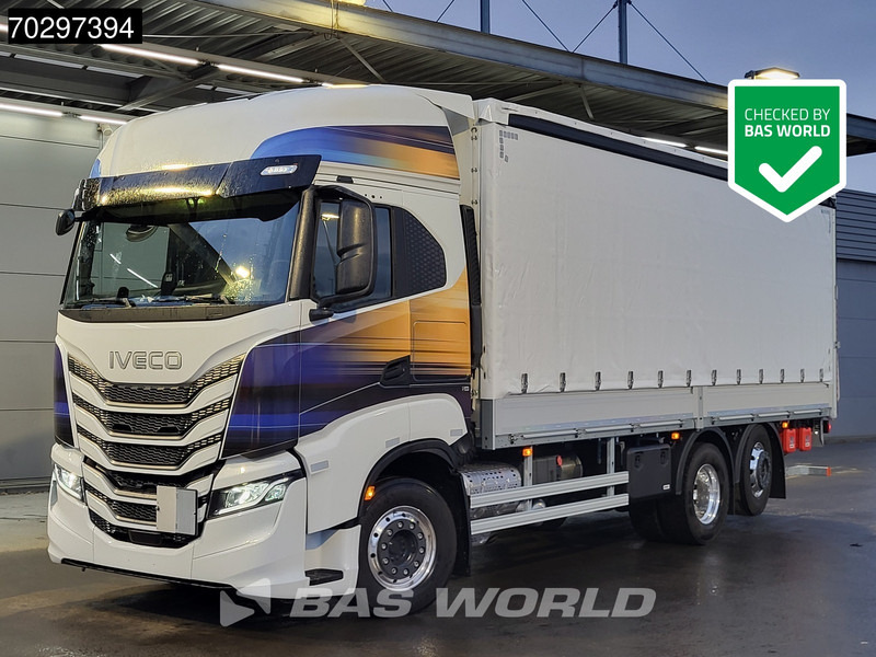 Iveco S-Way 500 6X2 NEW! 2000kg Ladebordwand Retarder Navi ACC Euro 6 - Camión lona: foto 1 Iveco S-Way 500 6X2 NEW! 2000kg Ladebordwand Retarder Navi ACC Euro 6 - Camión lona: foto 1