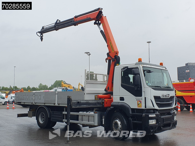 Iveco Stralis 310 4X2 Palfinger PK14.002 EH Remote Crane Kran Euro 6 - Camión caja abierta, Camión grúa: foto 3 Iveco Stralis 310 4X2 Palfinger PK14.002 EH Remote Crane Kran Euro 6 - Camión caja abierta, Camión grúa: foto 3