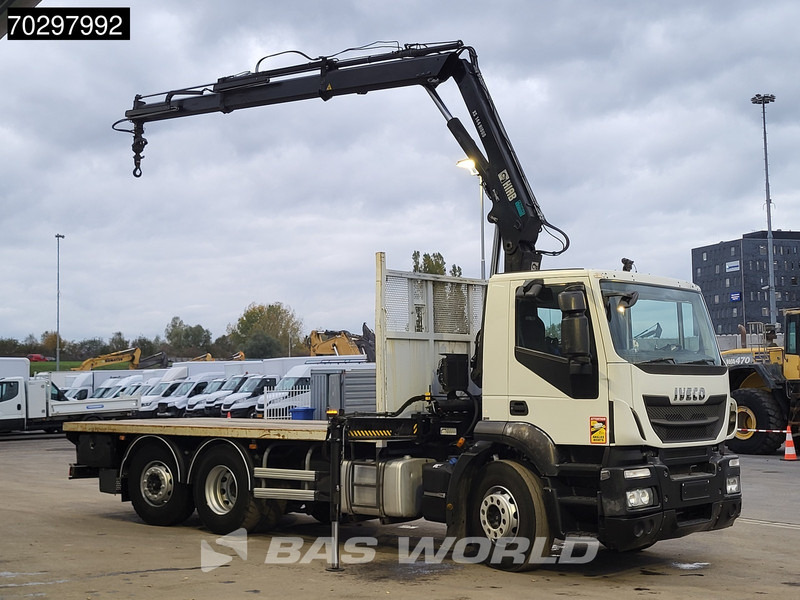 Iveco Stralis 310 Stralis 6X2 HIAB 144 BS-2 Crane Kran Lift+Steering-Axle Manual Euro 5 - Camión caja abierta, Camión grúa: foto 3 Iveco Stralis 310 Stralis 6X2 HIAB 144 BS-2 Crane Kran Lift+Steering-Axle Manual Euro 5 - Camión caja abierta, Camión grúa: foto 3