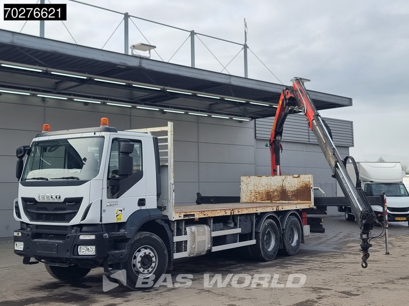Camión caja abierta, Camión grúa Iveco Trakker 360 6X4 Palfinger PK17.001 SLD Remote Steelsuspension Big-Axle: foto 5