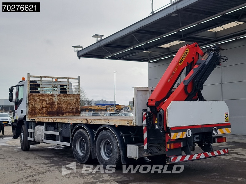 Camión caja abierta, Camión grúa Iveco Trakker 360 6X4 Palfinger PK17.001 SLD Remote Steelsuspension Big-Axle: foto 13