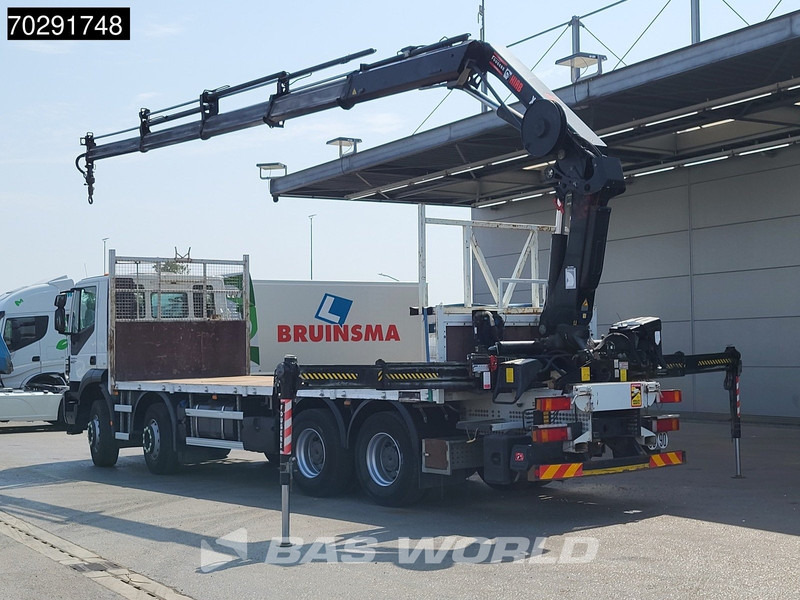 Iveco Trakker 410 8X4 HIAB 211 EP-4 HIDUO Crane Steelsuspension Euro 6 - Camión caja abierta, Camión grúa: foto 2 Iveco Trakker 410 8X4 HIAB 211 EP-4 HIDUO Crane Steelsuspension Euro 6 - Camión caja abierta, Camión grúa: foto 2