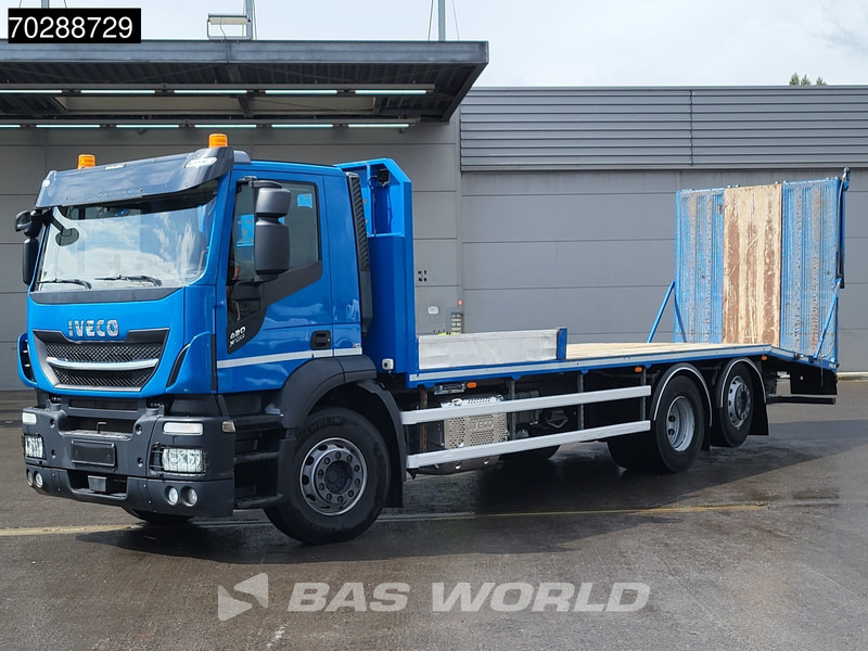 Iveco X-Way 420 6X2 Machine transporter Hydraulic Ramp Winch Lift+steering axle ACC Euro 6 - Camión portavehículos: foto 3 Iveco X-Way 420 6X2 Machine transporter Hydraulic Ramp Winch Lift+steering axle ACC Euro 6 - Camión portavehículos: foto 3