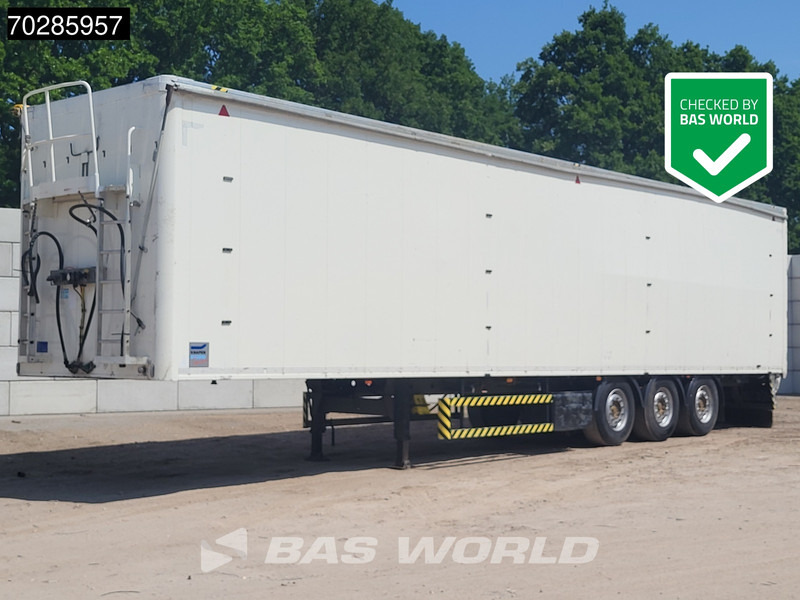 Semirremolque piso movil Knapen K100 92m3 10mm Liftachse Waste Cover: foto 1