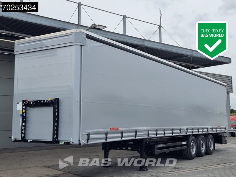 Kögel S24-1 3 axles NEW HUBDACH Liftachse Lifting+ Sliding Roof - Semirremolque lona: foto 1 Kögel S24-1 3 axles NEW HUBDACH Liftachse Lifting+ Sliding Roof - Semirremolque lona: foto 1