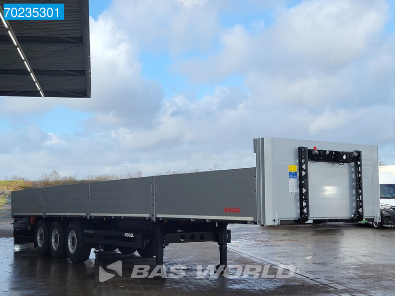 Kögel S24-1 3 axles NEW! Liftachse Side-Boards SAF/BPW Rungentaschen - Semirremolque plataforma/ Caja abierta: foto 3 Kögel S24-1 3 axles NEW! Liftachse Side-Boards SAF/BPW Rungentaschen - Semirremolque plataforma/ Caja abierta: foto 3