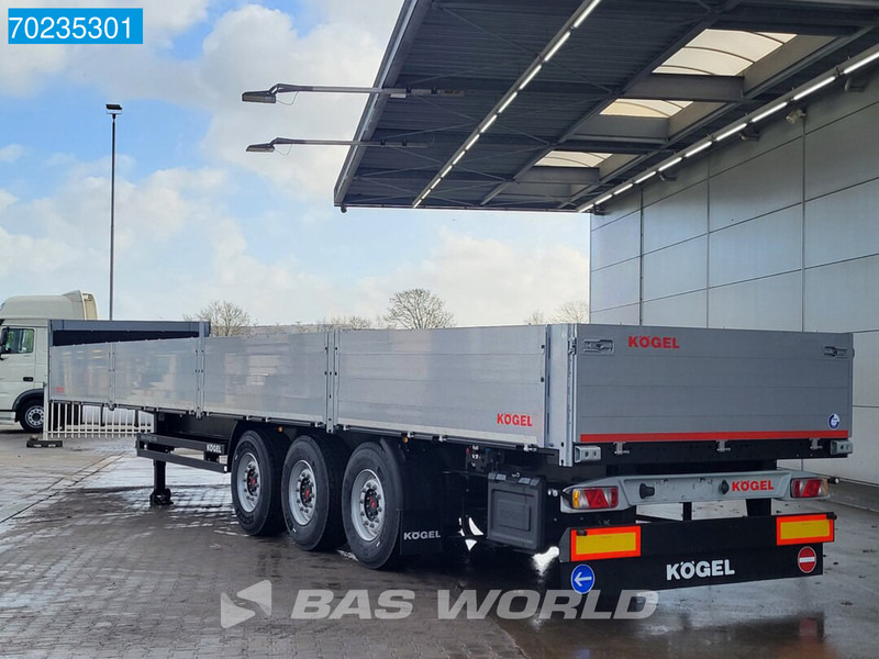 Kögel S24-1 3 axles NEW! Liftachse Side-Boards SAF/BPW Rungentaschen - Semirremolque plataforma/ Caja abierta: foto 2 Kögel S24-1 3 axles NEW! Liftachse Side-Boards SAF/BPW Rungentaschen - Semirremolque plataforma/ Caja abierta: foto 2